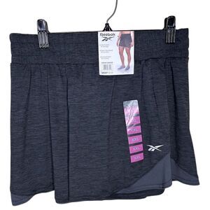 Reebok Women's 2XL Gray Fleece Relaxed Fit Active Shorts